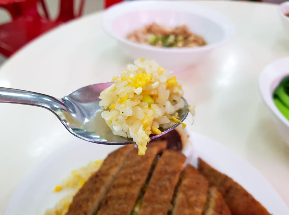 hai fan tian - egg fried rice