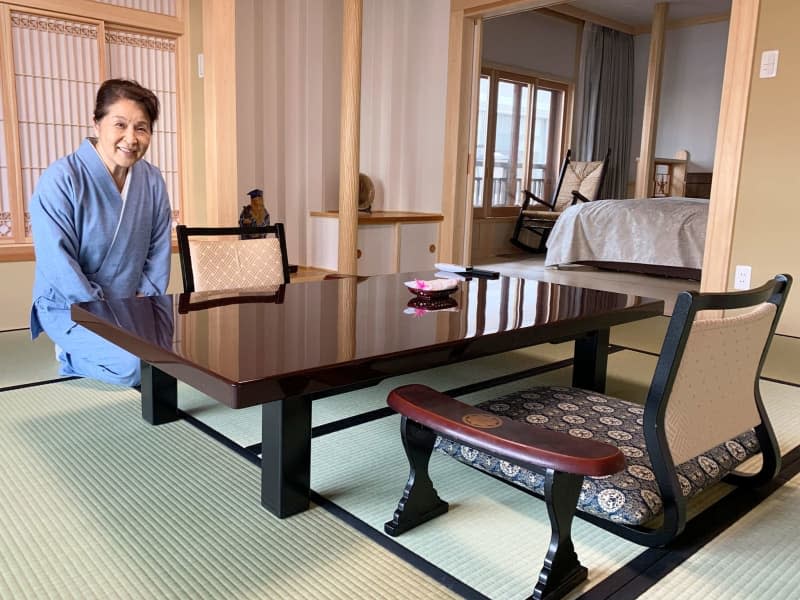 Sumie Tamura runs a traditional inn - or ryokan - in Kusatsu, one of Japan's most popular and beautiful onsen resorts. Lars Nicolaysen/dpa/dpa