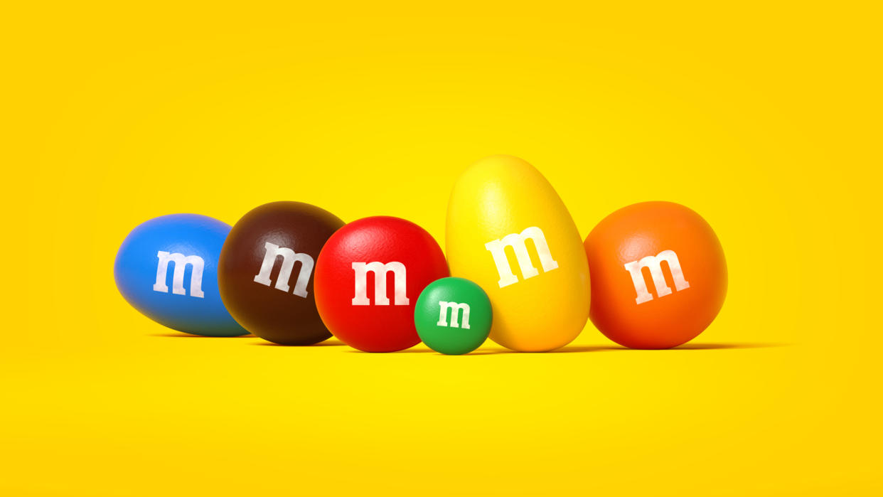 Bye-bye, uniform candies: Hello, unique shapes and sizes! (M&M)