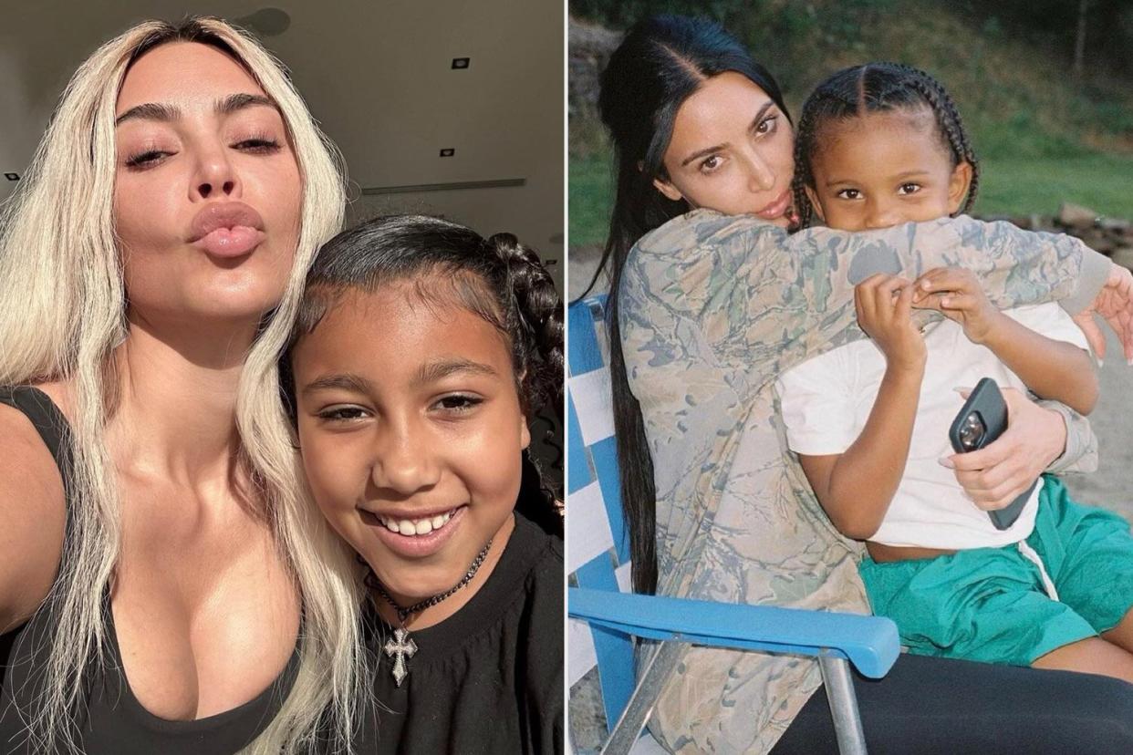 Kim Kardashian, North West, Saint West