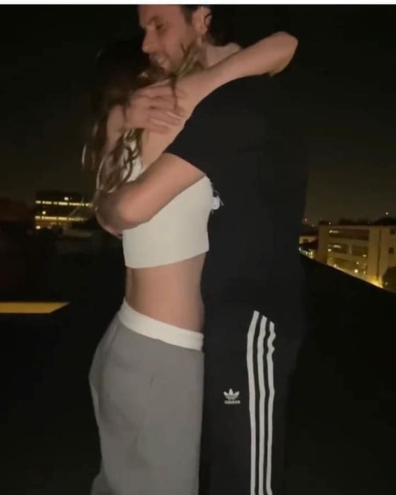 Britt Robertson and Paul Floyds rooftop proposal