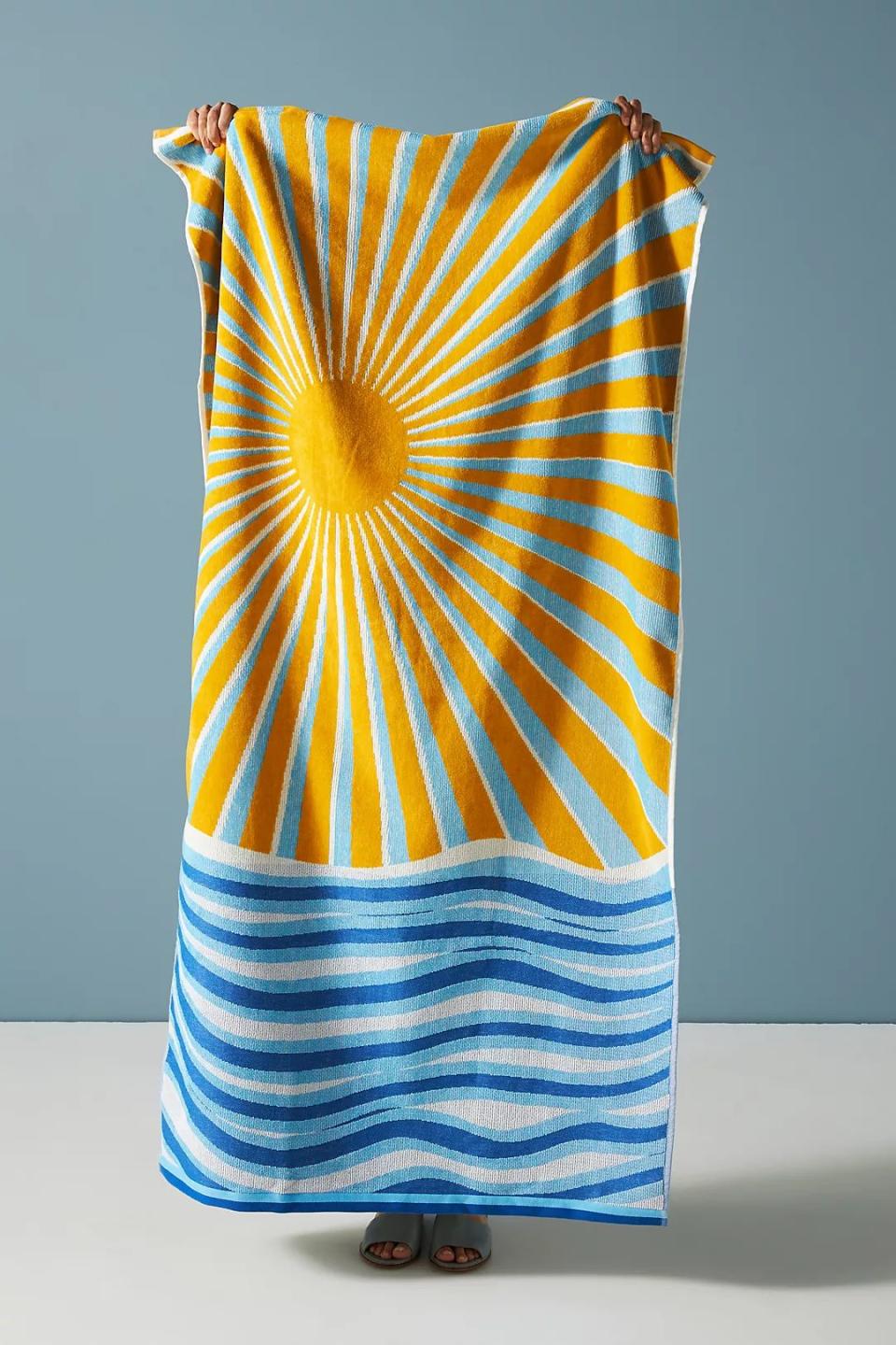 <p><a href="https://go.redirectingat.com?id=74968X1596630&url=https%3A%2F%2Fwww.anthropologie.com%2Fshop%2Fout-to-sea-beach-towel&sref=https%3A%2F%2Fwww.housebeautiful.com%2Fshopping%2Fhome-accessories%2Fg22485287%2Fbest-beach-towels%2F" rel="nofollow noopener" target="_blank" data-ylk="slk:Shop Now;elm:context_link;itc:0;sec:content-canvas" class="link ">Shop Now</a></p><p>Out To Sea Beach Towel</p><p>$54.00</p><p>anthropologie.com</p><span class="copyright">Anthropologie</span>