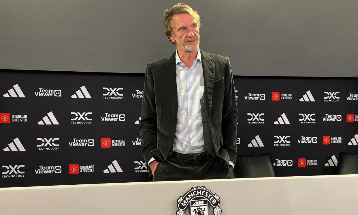 <span>Sir Jim Ratcliffe has cut 250 jobs as part of a restructuring of Manchester United.</span><span>Photograph: Simon Peach/PA</span>