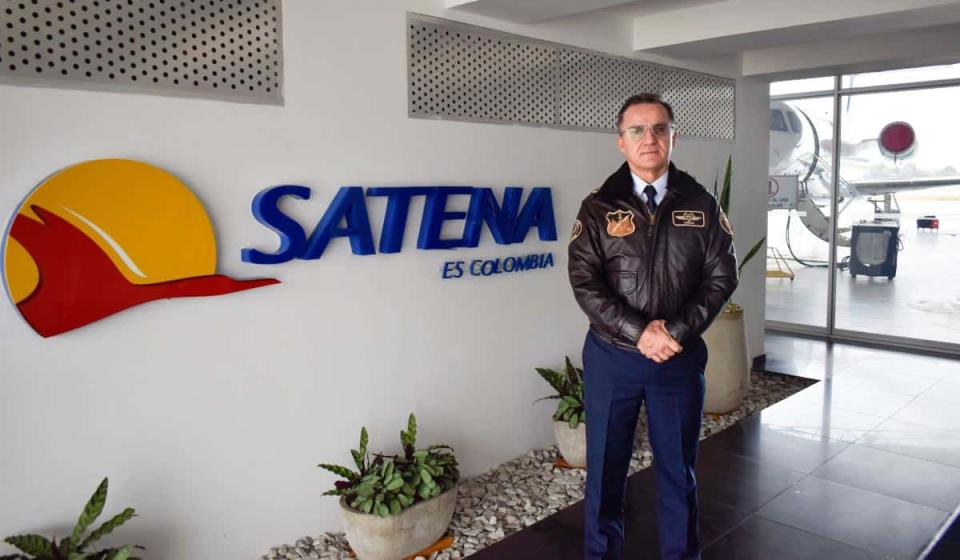 General Óscar Zuluaga, presidente de Satena. Imagen: Satena.