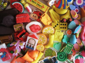 <p>Back when kids regularly used pencils at school, erasers were an obvious must-have. Novelty erasers made this item much more fun, and kids could find erasers in every shape, size, and color imaginable. Now, they're not quite as necessary. </p>