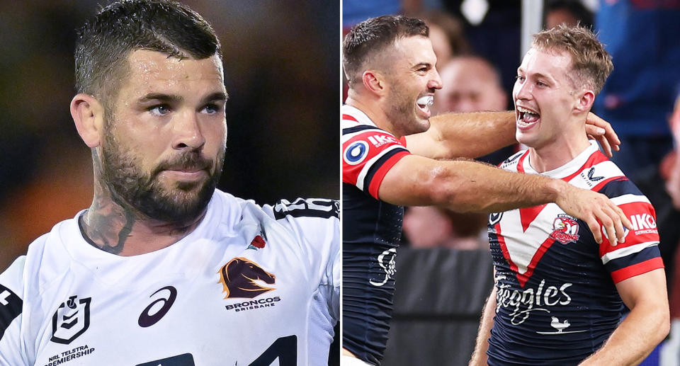 Adam Reynolds thinks Brisbane are well stocked in their halves for years to come in the NRL and don't need to chase the signature of Sam Walker. Pic: Getty