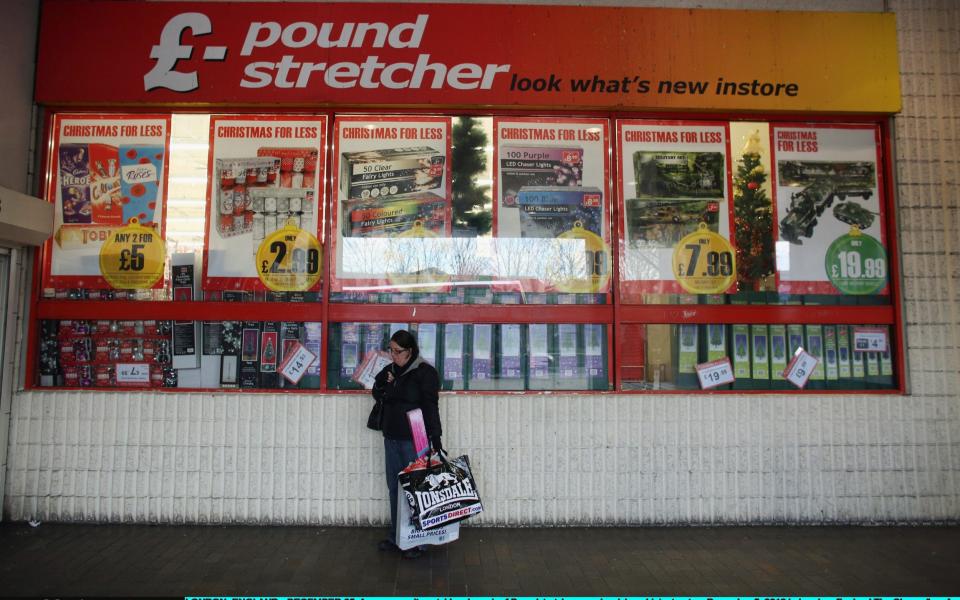 A branch of Poundstretcher in Lewisham, south-east London, in 2012