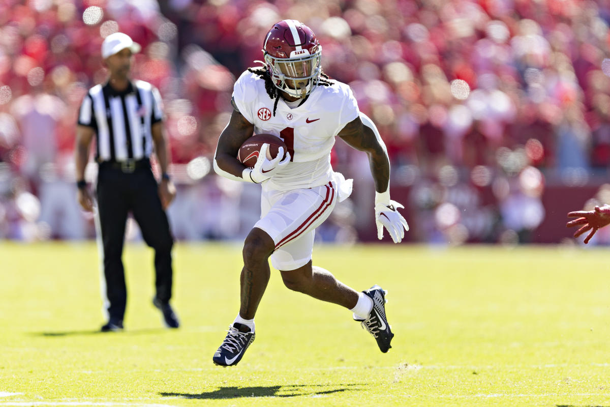 Lions use Browns' pick no. 12 to select Alabama RB Jahmyr Gibbs