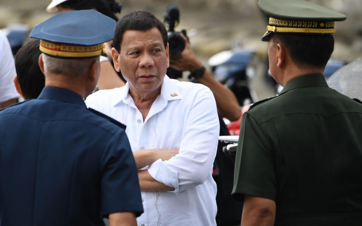 Philippine President Rodrigo Duterte dismissed criticism of his human rights record - AFP