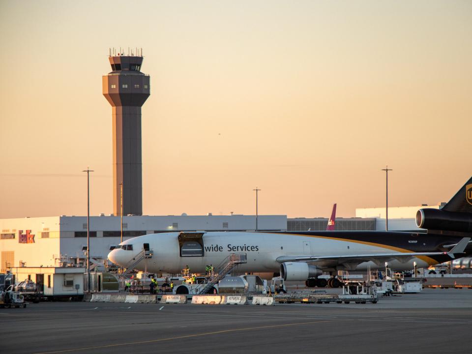 The ATC Tower at Oakland International Airport.