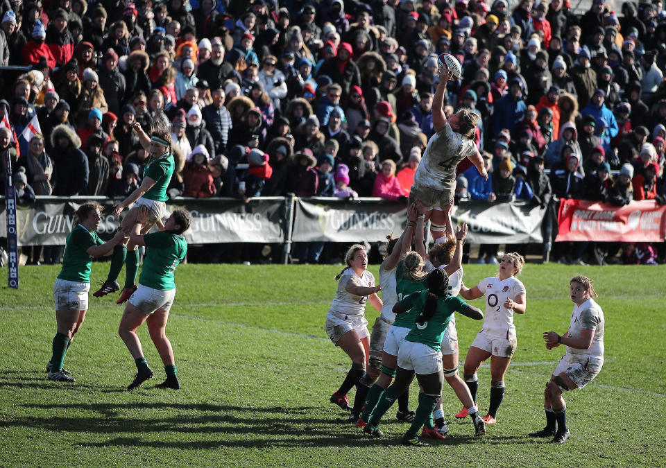 Ireland take on France in their second outing of the 2021 Women's Six Nations this weekend, having overcome Wales 45-0 last time out © Action Images via Reuters