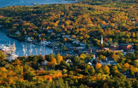 Camden from the top of Mount Battie - Credit: Getty