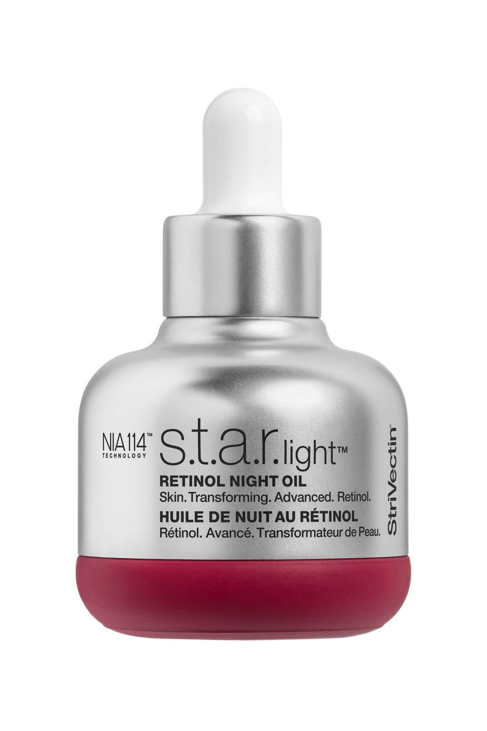 12)  StriVectin S.T.A.R. Light Retinol Night Oil