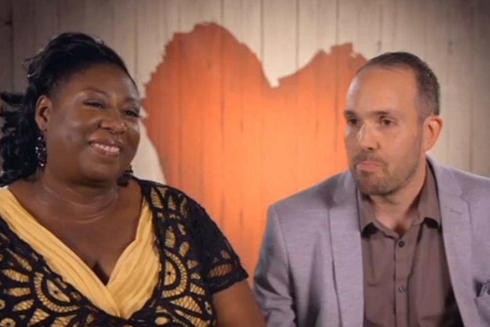 Rainbow: The pair hit it off and agreed to a second date (Channel 4 / First Dates)