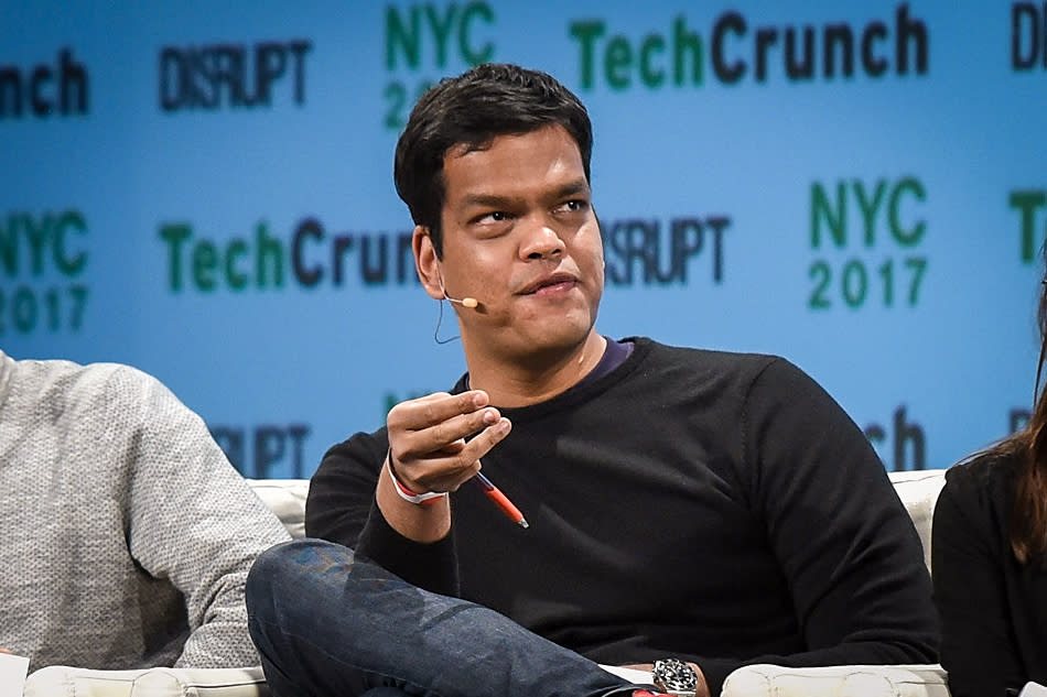 Sriram Krishnan speaks onstage during TechCrunch Disrupt NY 2017 on May 15, 2017 in New York. (Noam Galai / Getty Images for TechCrunch file)