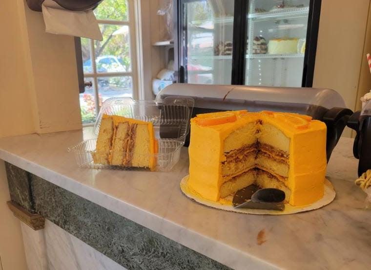 The Bubble Room’s famous Orange Crunch Cake is Boops’ top seller.