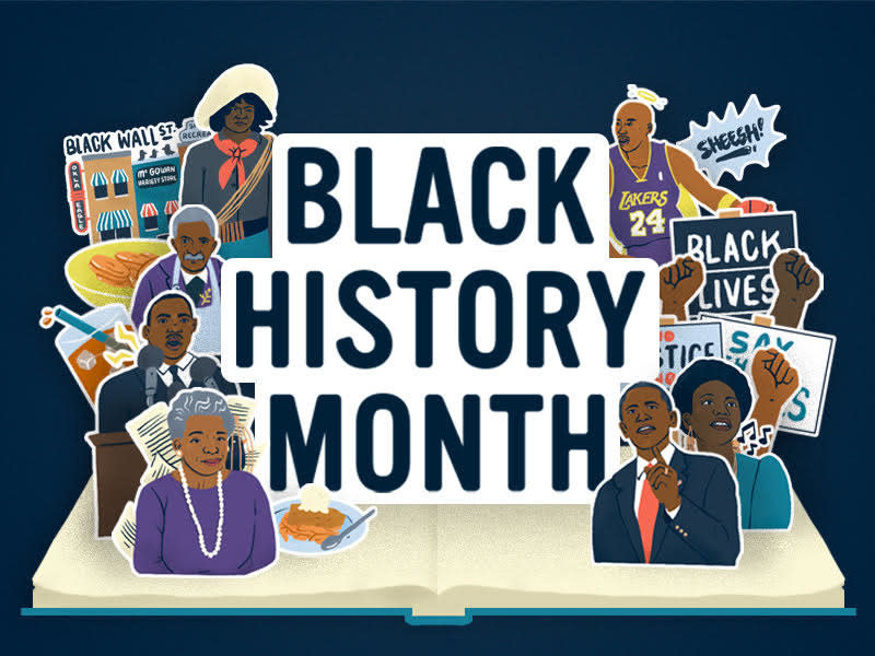 Black history month illustration