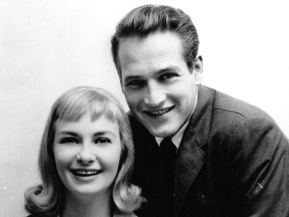 Actors Joanne Woodward and Paul Newman, c. 1958. The two, who met while appearing together on Broadway in William Inge's 