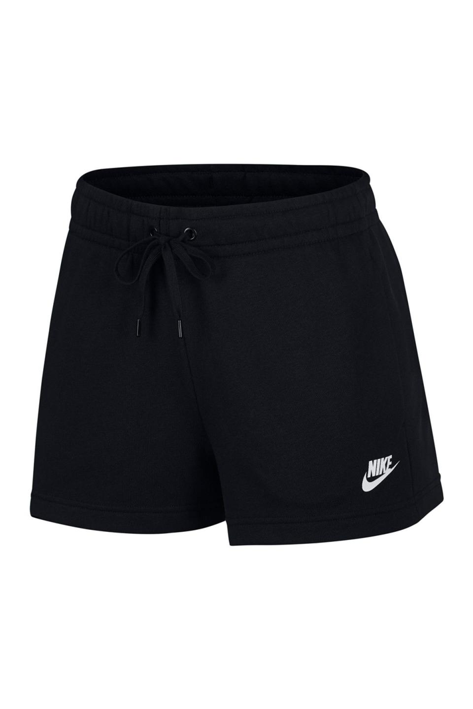 <p><strong>Nike</strong></p><p>nordstromrack.com</p><p><a href="https://go.redirectingat.com?id=74968X1596630&url=https%3A%2F%2Fwww.nordstromrack.com%2Fshop%2Fproduct%2F3098163&sref=https%3A%2F%2Fwww.prevention.com%2Ffitness%2Fg33538100%2Fnordstrom-rack-nike-sale%2F" rel="nofollow noopener" target="_blank" data-ylk="slk:Shop Now;elm:context_link;itc:0;sec:content-canvas" class="link ">Shop Now</a></p><p><del>$35</del><strong><br>$26.97</strong></p><p>With an elastic waistband and terry fleece material, these shorts are the summer equivalent to your favorite pair of sweatpants. </p>