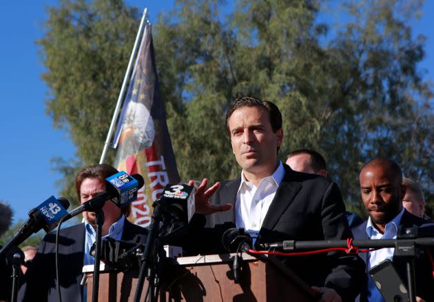 Former Nevada Attorney General Adam Laxalt is Trump's pick for Senate in Nevada. (Photo: Ronda Churchhill/AFP via Getty Images)