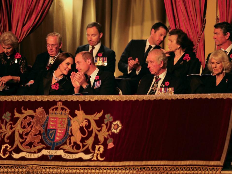 The royal family attends attend the Festival of Remembrance at Royal Albert Hall on November 12, 2022.