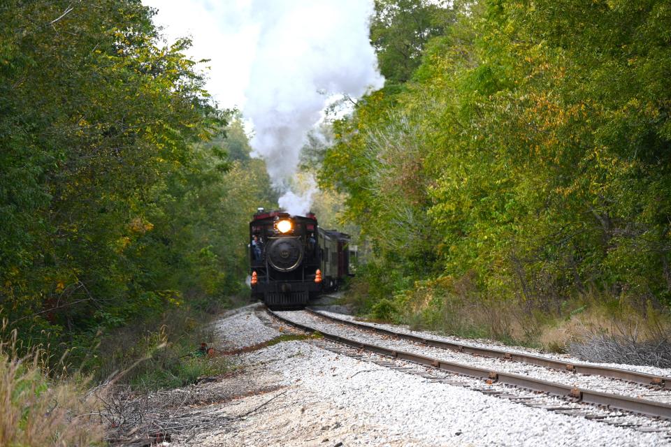 By next week the trees along the track between Coldwater and Quincy will be turning color.