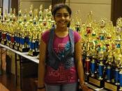 <p>Being the only participant who had achieved 100% accuracy in all aspects of mathamatics, namely, complexed addition, subtraction, multiplication, division and even more, Priyanshi won the Mental Calculation World Cup in 2010. She has since secured herself places on the Guinness Book of World Records and Limca Book of World Records. </p>