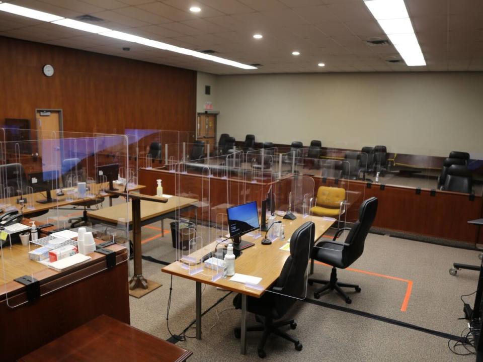 Windsor's first criminal jury trial since COVID-19 began is taking place on Oct. 12, 2021. (Jason Viau/CBC - image credit)