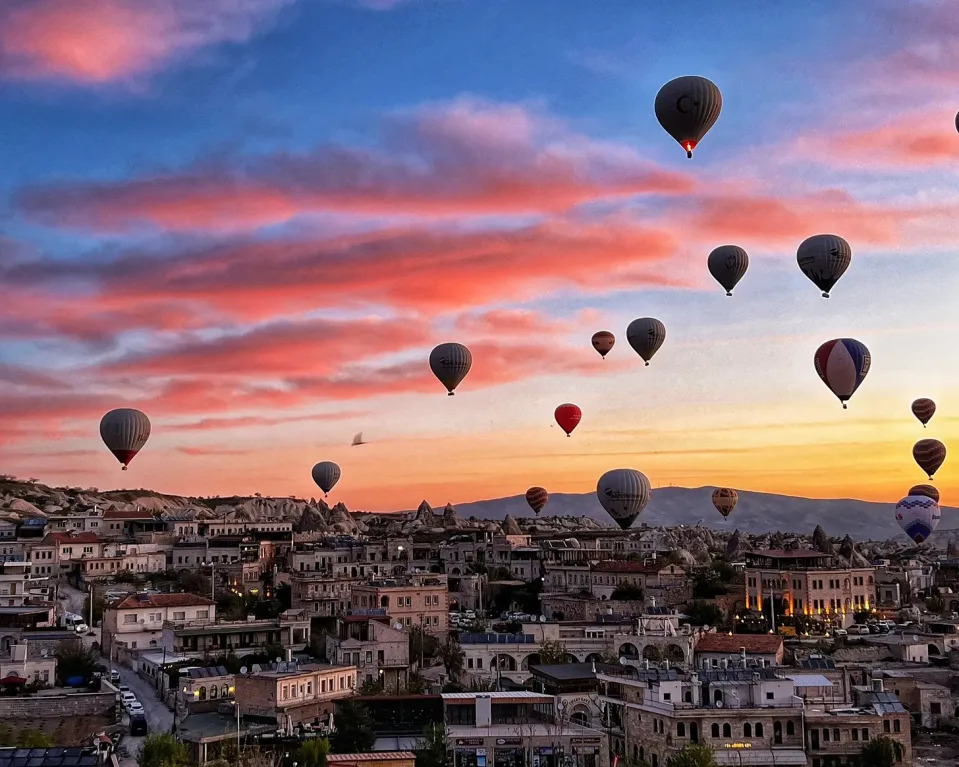 Balloons at dawn