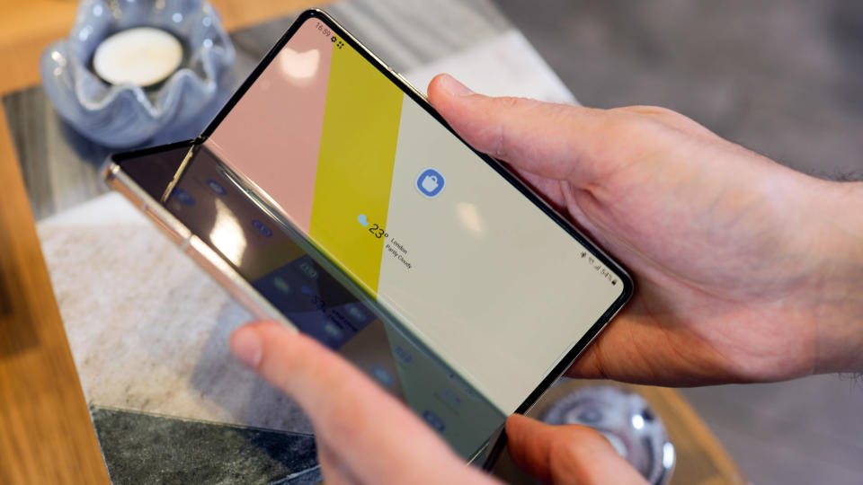 A photo of the Samsung Galaxy Z Fold 5