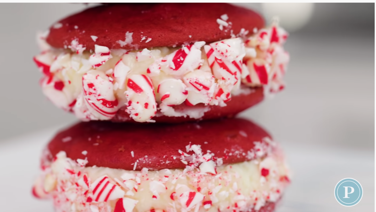 <p>Parade</p><p><strong>Get the recipe: <a href="https://parade.com/709177/jonashton/red-velvet-and-peppermint-whoopie-pies/" rel="nofollow noopener" target="_blank" data-ylk="slk:Red Velvet Peppermint Whoopie Pies;elm:context_link;itc:0;sec:content-canvas" class="link rapid-noclick-resp">Red Velvet Peppermint Whoopie Pies</a></strong></p>