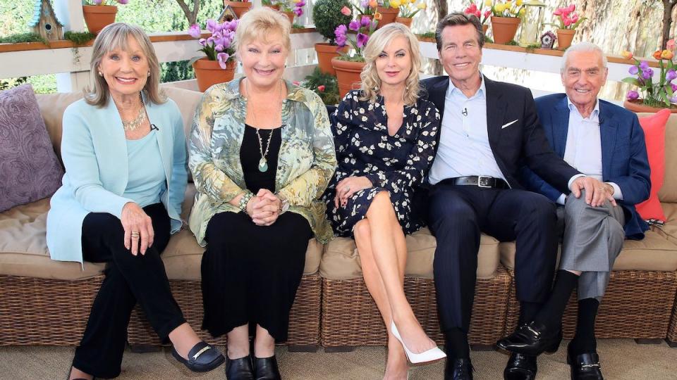 Beth Maitland, Marla Adams, Eileen Davidson, Peter Bergman and Jerry Douglas, 2018