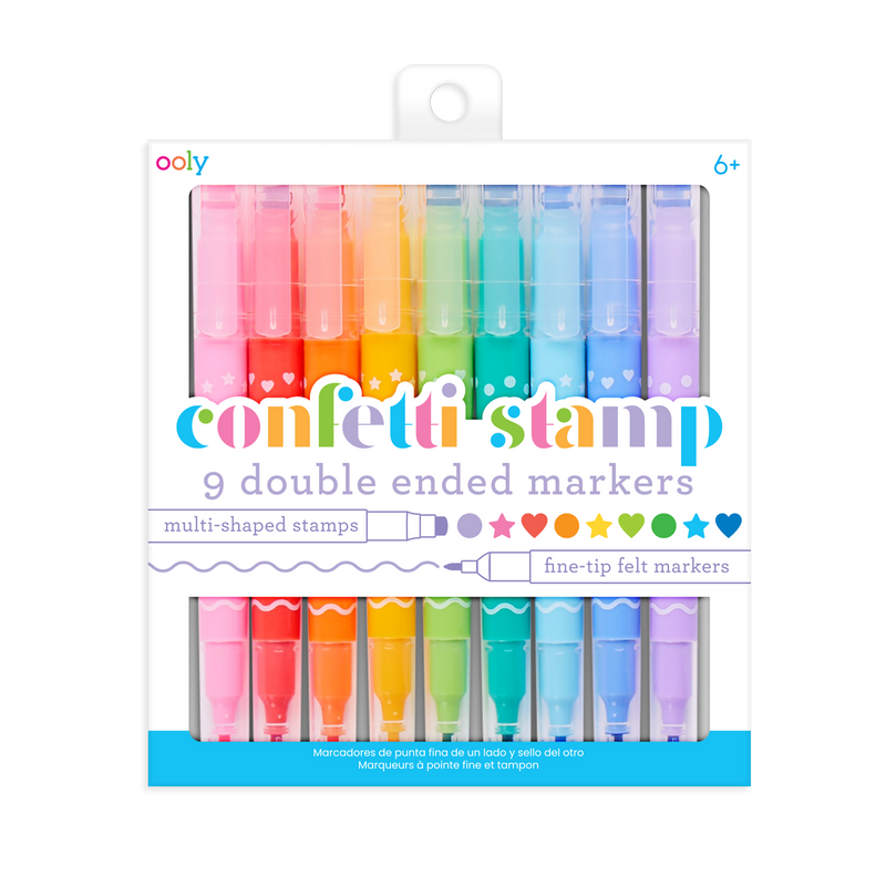 47) Confetti Stamp Markers