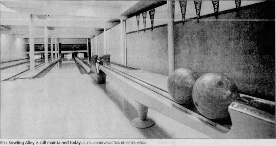 The Elks Lodge in Fond du Lac had a private four-lane bowling alley in the basement.