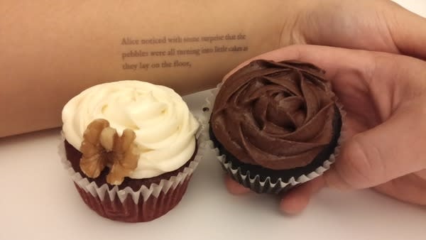 Cupcakes and tattoos … both temporary