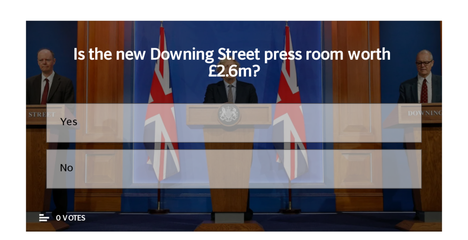 Downing Street press room