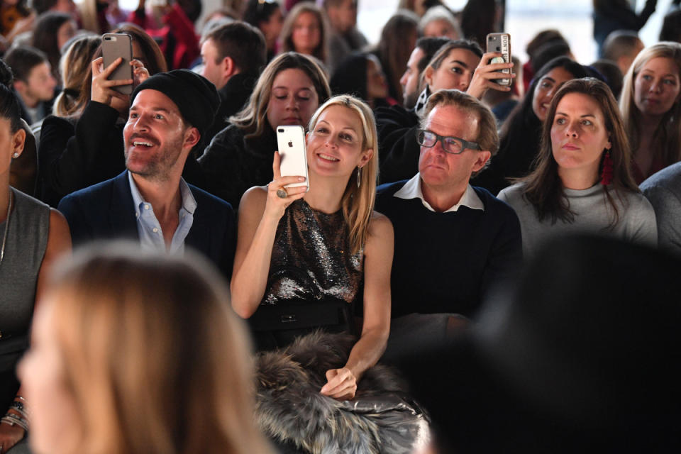 Kelly Rutherford at the Song Jun Wan Fall 2018 show in New York.<p>Photo: Dia Dipasupil/Getty Images for New York Fashion Week: The Shows</p>