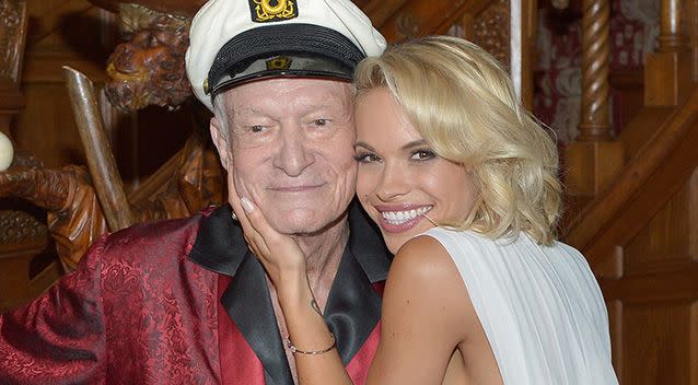 Dani Mathers pictured with Playboy founder Hugh Hefner. Source: Getty Images