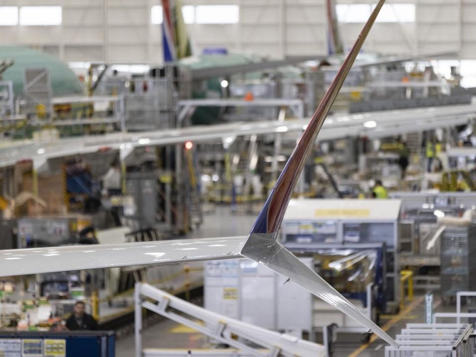 Boeing 737 factory tour.