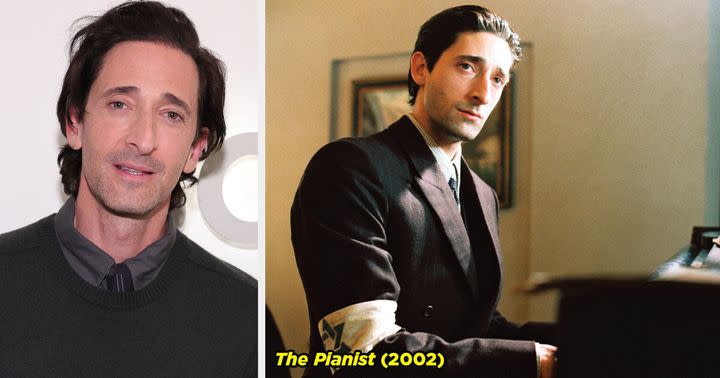 Adrien Brody gave up his apartment, sold his car, disconnected his phones, and lost 30 pounds on a crash diet in order to play Wladyslaw Szpilman in The Pianist.