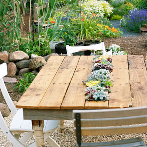 A living table runner 