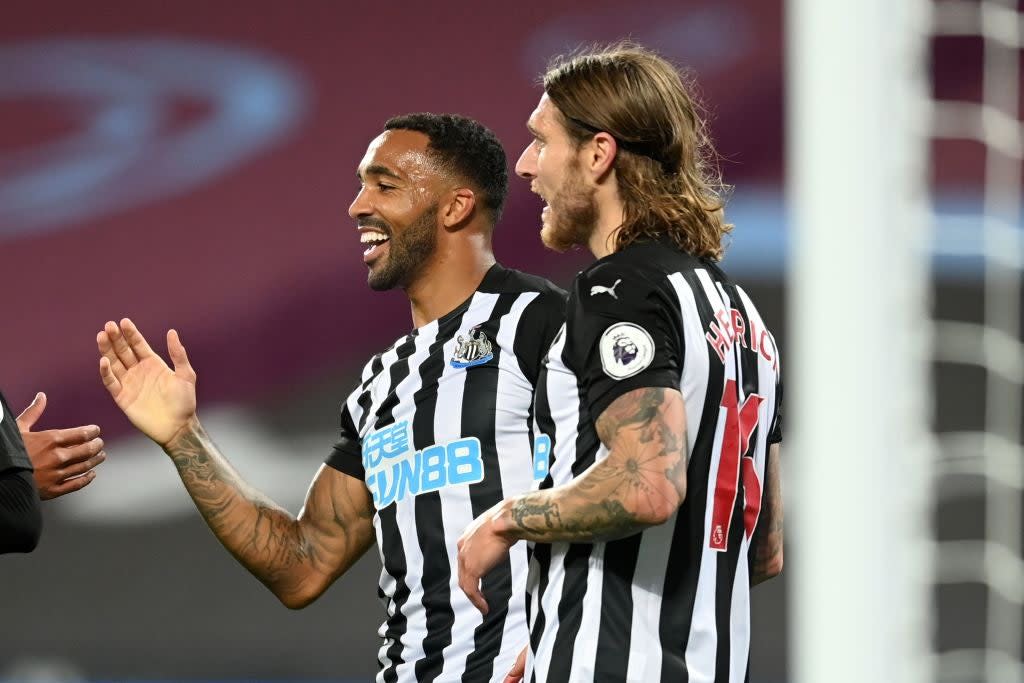 Callum Wilson scored on his Newcastle debut (POOL/AFP via Getty Images)