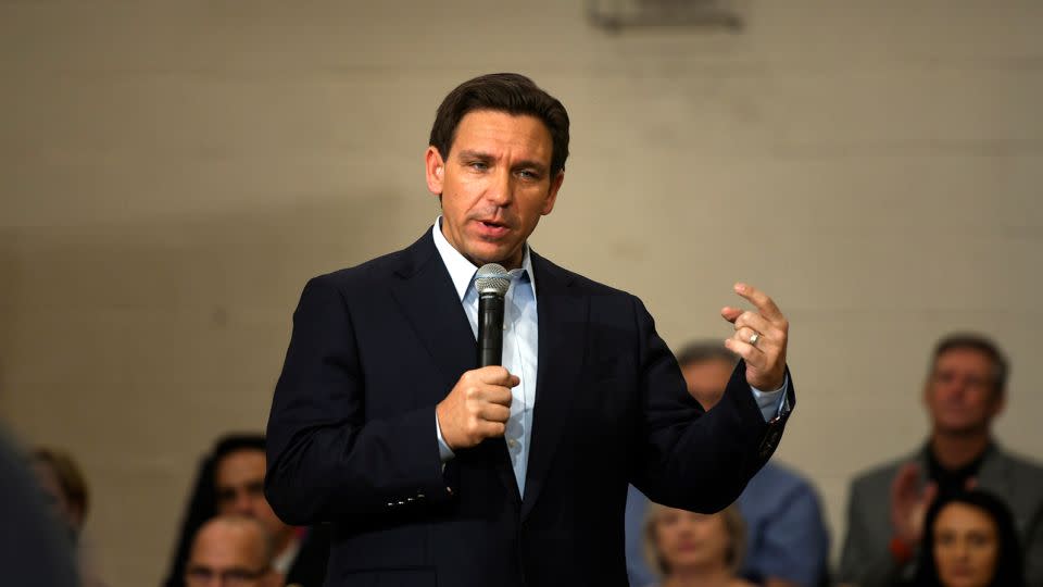 Gov. Ron DeSantis launched his presidential campaign in May. - Katie Goodale/AP