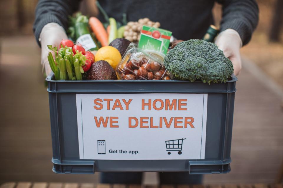 <p>Grocery delivery is now more popular than ever, since many people want to avoid the chore. That’s where apps like <a href="https://shoppers.instacart.com/" rel="nofollow noopener" target="_blank" data-ylk="slk:Instacart;elm:context_link;itc:0;sec:content-canvas" class="link ">Instacart </a>or <a href="https://go.redirectingat.com?id=74968X1596630&url=https%3A%2F%2Fwww.shipt.com%2Fbe-a-shopper%2F&sref=https%3A%2F%2Fwww.redbookmag.com%2Flife%2Fmoney-career%2Fg33636079%2Fsimple-gig-economy-jobs%2F" rel="nofollow noopener" target="_blank" data-ylk="slk:Shipt;elm:context_link;itc:0;sec:content-canvas" class="link ">Shipt</a> come in. You can sign up to work for either of them, and quickly get approved to walk the grocery aisles picking up ingredients, purchase their items and deliver the food to someone’s door. Instacart also hires people to strictly be in-store shoppers (for pick-up orders), if you don’t have a car.</p>