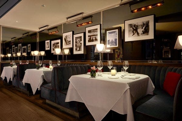 The interior of The Regency Bar & Grill at Park Avenue's  Loews Regency Hotel.