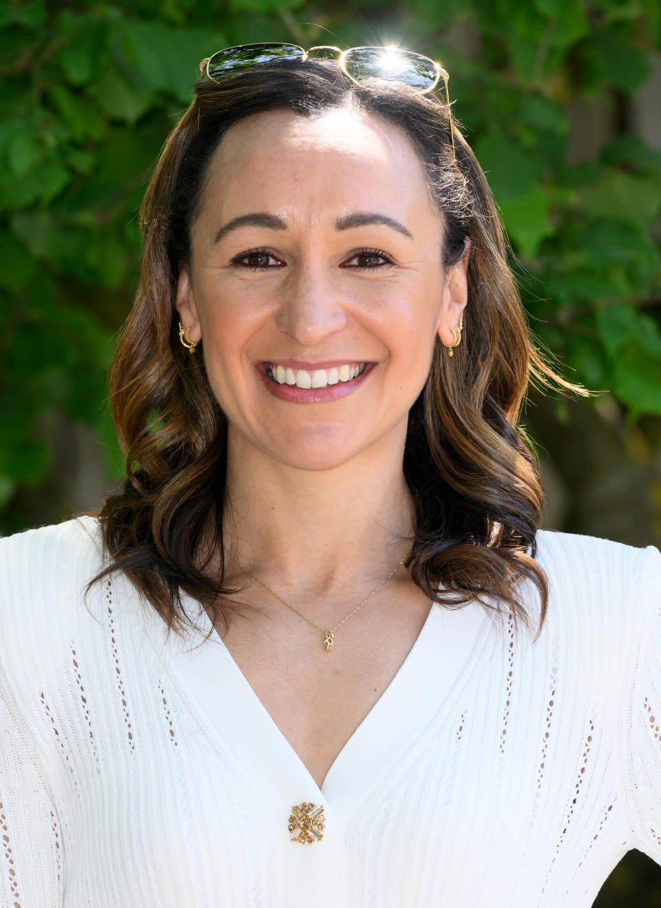 Jessica Ennis-Hill at The RHS Chelsea Flower Show May, 2024 in London. (Getty Images)