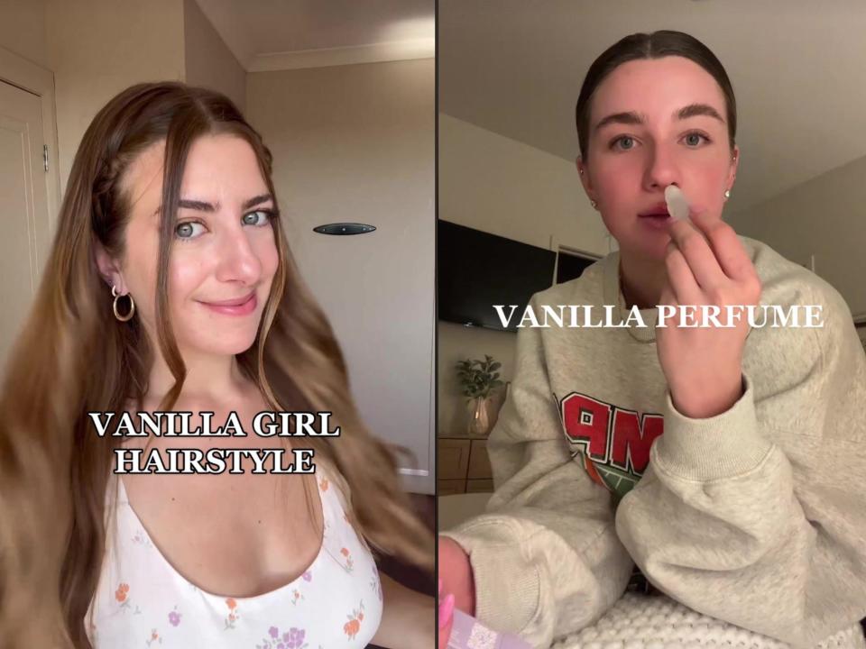 Vanilla girl aesthetic on TikTok