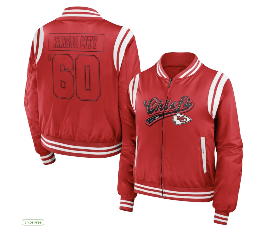 a varsity jacket