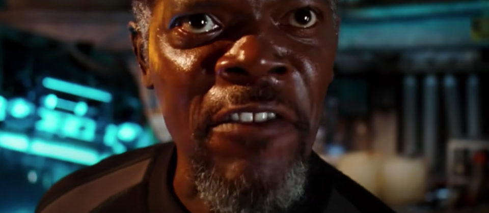 A man speaks way too close to the camera