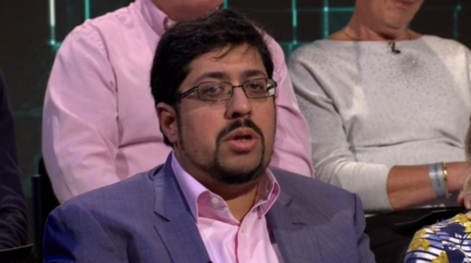 Fahad Sayood quizzed the leaders about trust. (ITV)